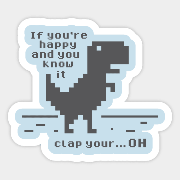 Clap your...OH Sticker by Lazarino